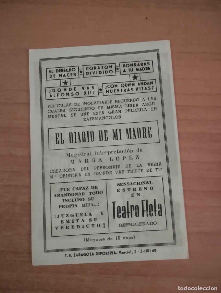 Cine: VERDE2-- PROGRAMA DE CINE-- EL DIARIO DE MI MADRE ct - Foto 2