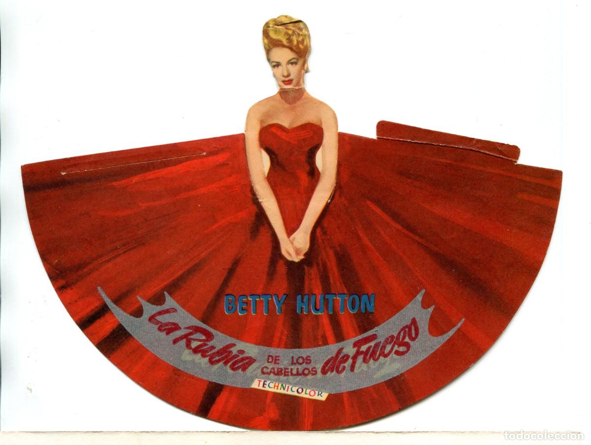  Flyers Publicitaires de films Anciens: LA RUBIA DE LOS CABELLOS DE FUEGO, con Betty Hutton.