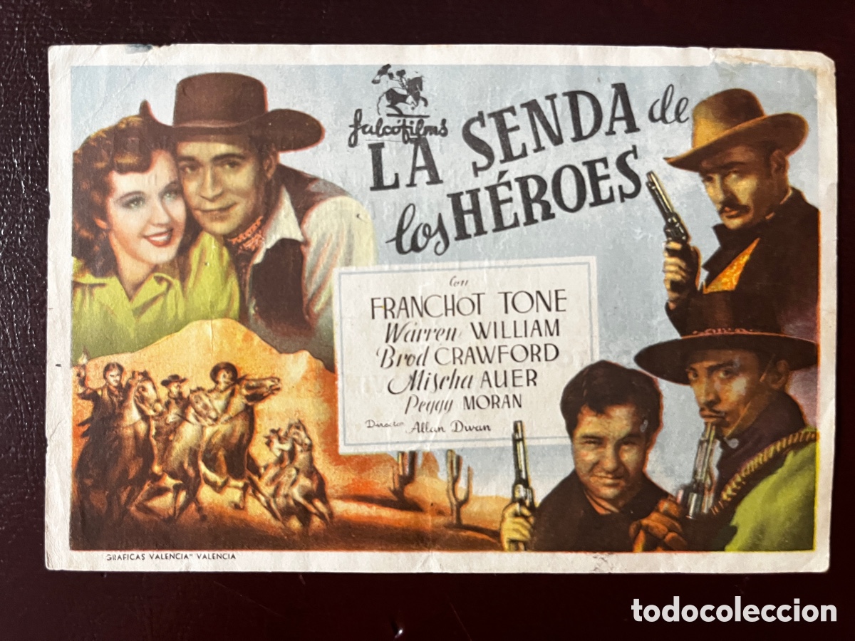 Cine: Programa de cine. Original. LA SENDA DE LOS H&Eacute;ROES. C/P CINE CAPITOL - Foto 1