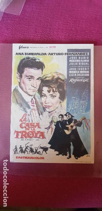 Cine: LA CASA DE LA TROYA ,CINE SABOYA 1960 CASTELLON
