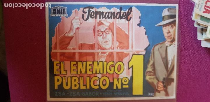 Cine: EL ENEMIGO PUBLICO N&ordm;1,CINE ROMEA 1955 CASTELLON