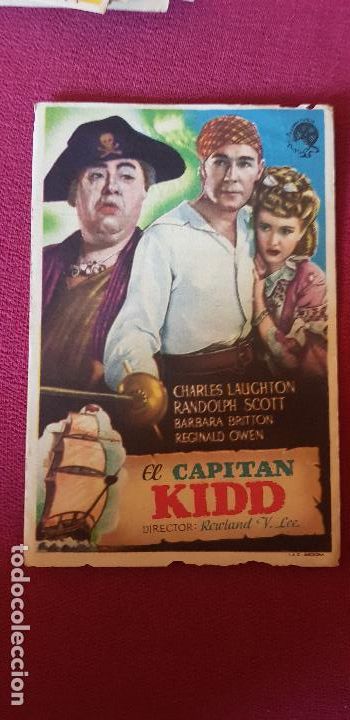 Cine: EL CAPITAN KIDD , ,CINEMA RIALTO ,1946 ,CASTELLON