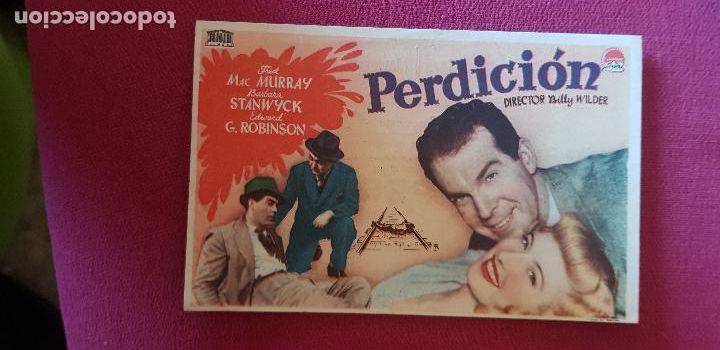 Cine: PERDICION , ,CINEMA SABOYA ,1947 ,CASTELLON