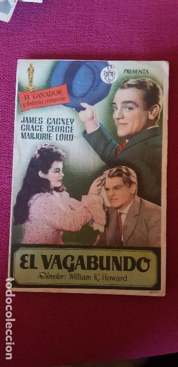 Cine: EL VAGABUNDO , ,CINE CAPITOL ,1946 ,CASTELLON