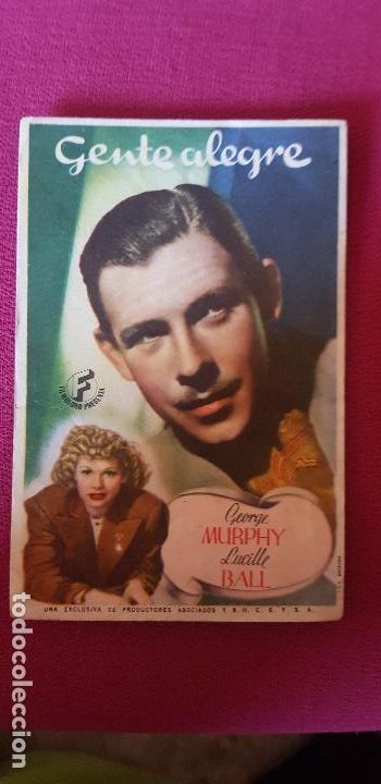 Cine: GENTE ALEGRE , ,CINEMA SABOYA ,1944 ,CASTELLON