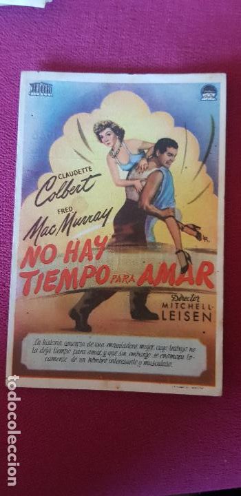 Cine: NO HAY TIEMPO PARA AMAR , ,CINEMA SABOYA ,1946 ,CASTELLON