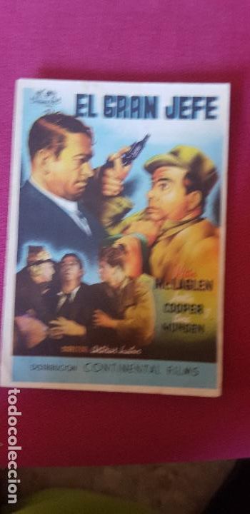 Cine: EL GRAN JEFE , ,CINEMA CAPITOL ,1946 ,CASTELLON