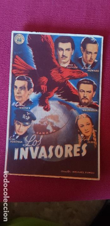 Cine: LOS INVASORES, ,CINEMA CAPITOL ,1946 ,CASTELLON