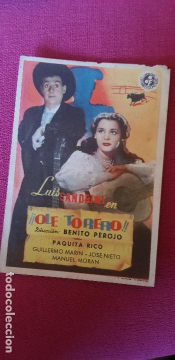 Kino: OLE TORERO , ,CINEMA RIALTO ,1949 ,CASTELLON