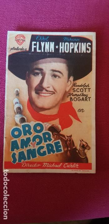 Cine: ORO AMOR Y SANGRE , CINEMA RIALTO, 1947 CASTELLON