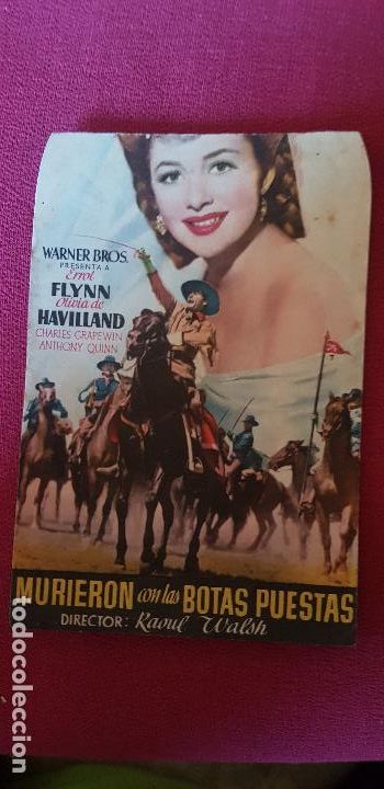 Cine: MURIERON CON LAS BOTAS PUESTAS,,1948, CASTELLON - Foto 1