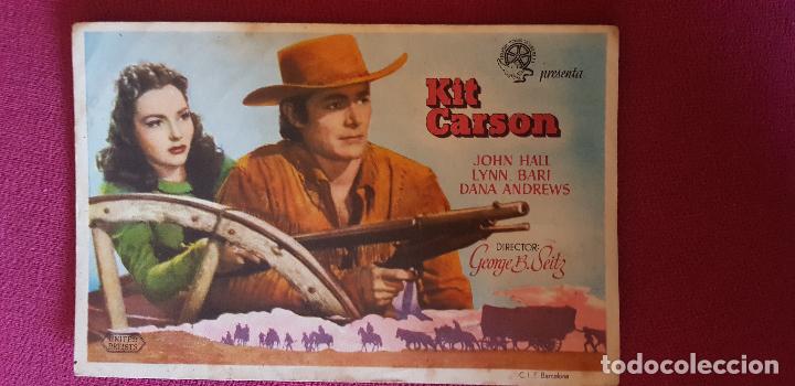 Cine: KIT CARSON ,CINEMA RIALTO 1947 CASTELLON