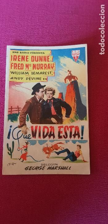 Cine: QUE VIDA ESTA ,CINEMA SABOYA , 1951, CASTELLON