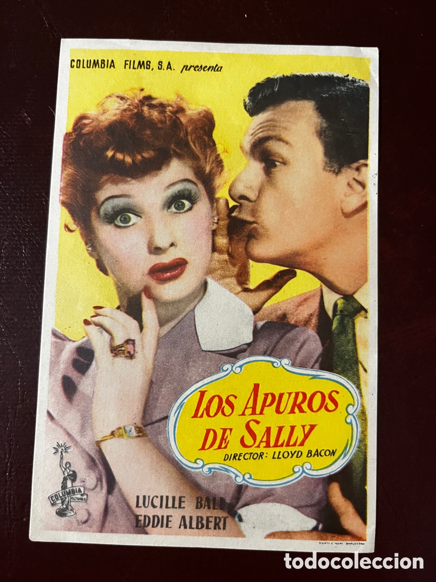 Cine: Programa de cine. Original. LOS APUROS DE SALLY - Foto 1