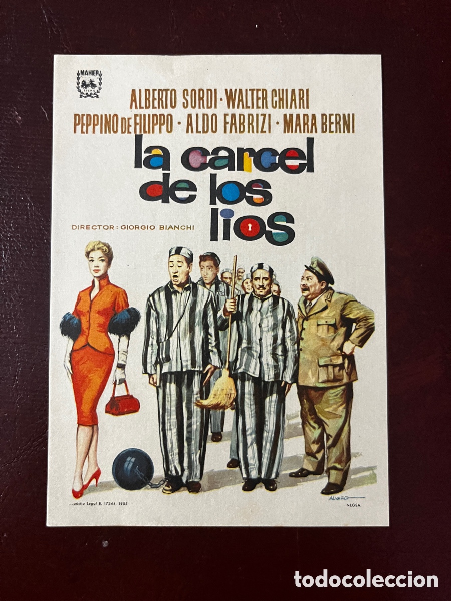 Cine: Programa de cine. Original. LA C&Aacute;RCEL DE LOS L&Iacute;OS - Foto 1