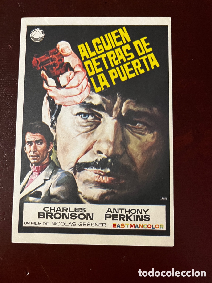 Cine: Programa de cine. Original. ALGUIEN DETR&Aacute;S DE LA PUERTA S/P - Foto 1