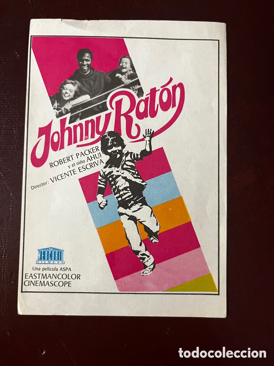 Cine: Programa de cine. Original. JOHNNY RAT&Oacute;N S/P - Foto 1