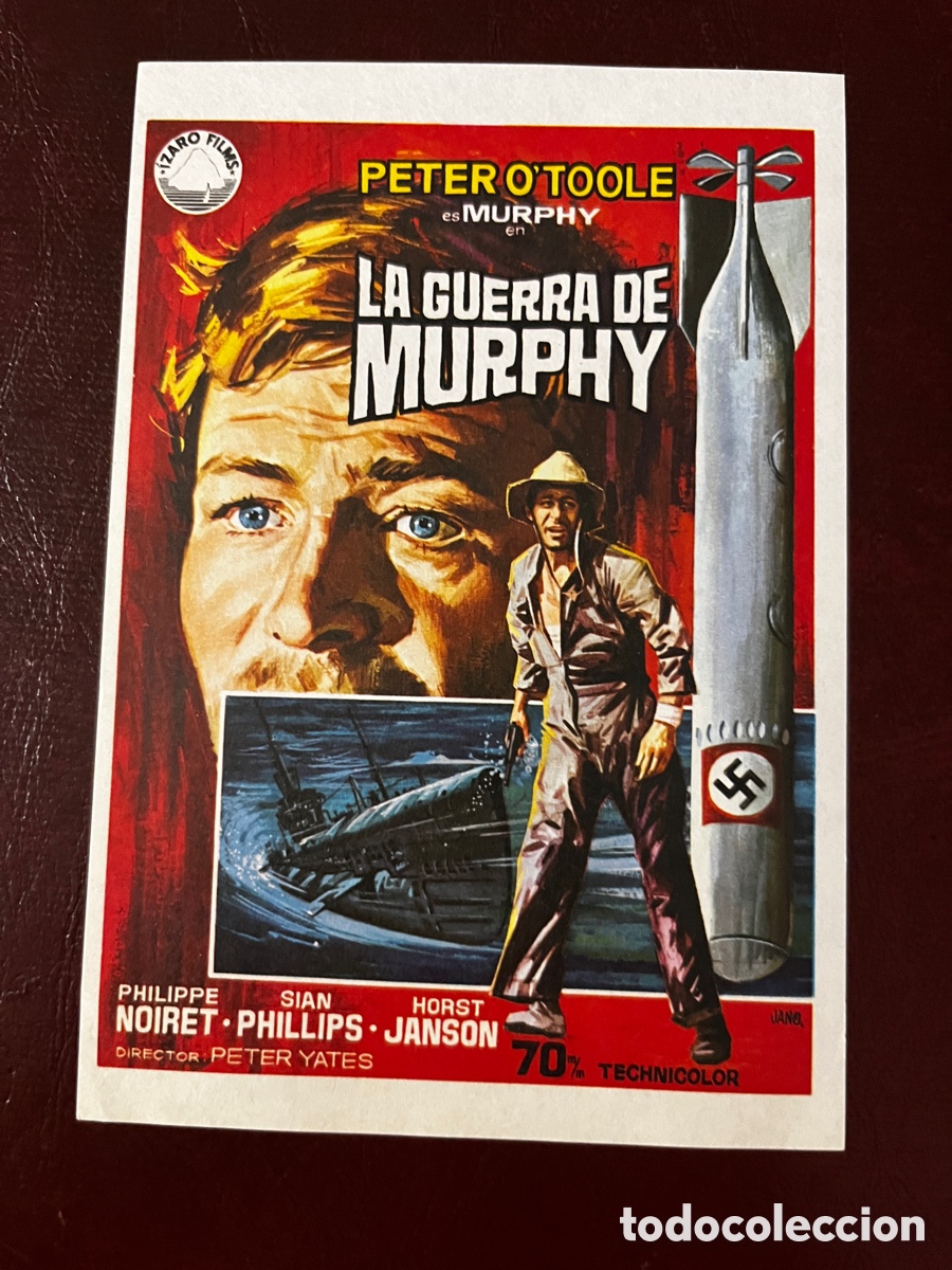 Cine: Programa de cine. Original. LA GUERRA DE MURPHY - Foto 1