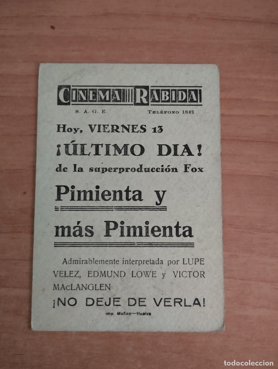 Cine: VERDE2-- PROGRAMA DE CINE-- PIMIENTA Y MAS PIMIENTA ct - Foto 2