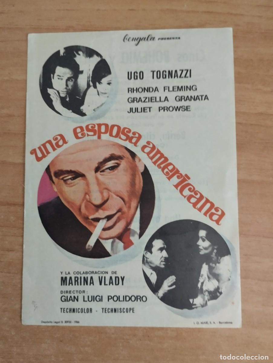 Cine: VERDE2-- PROGRAMA DE CINE-- UNA ESPOSA AMERICANA ct - Foto 1