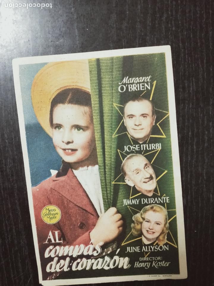 Cine: PROGRAMA DE CINE. AL COMPAS DEL CORAZON. MARGARET OBRIEN, JOSE ITURBI, JUNE ALLYSON. - Foto 1