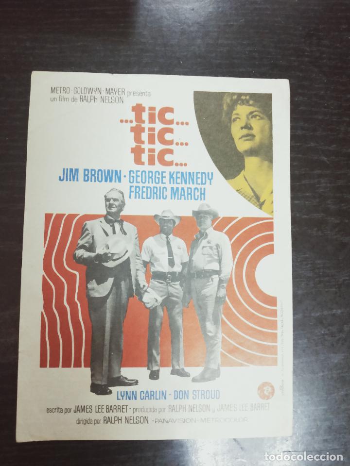 Cine: PROGRAMA DE CINE ...TIC...TIC...TIC...-RALPH NELSON-JIM BROWN-GEORGE KENNEDY - Foto 1