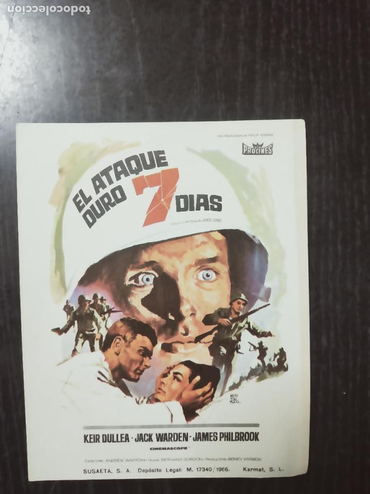 Cine: PROGRAMA DE CINE EL ATAQUE DURO 7 DIAS. SIN PUBLICIDAD - Foto 1