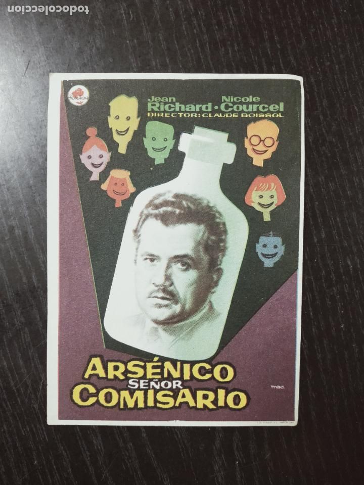 Cine: PROGRAMA DE CINE ARSENICO SE&Ntilde;OR COMISARIO - Foto 1