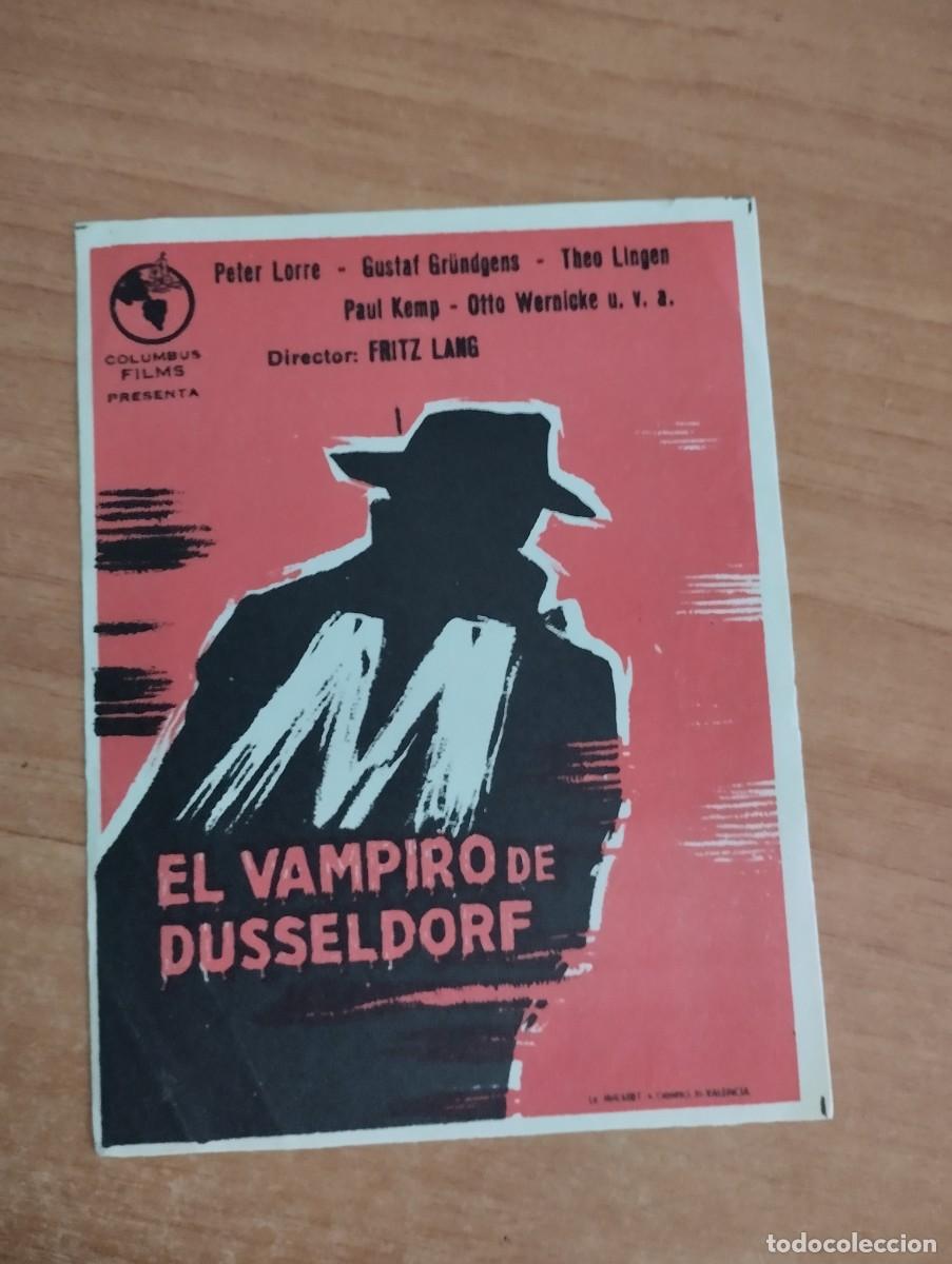 Cine: VERDE2--PROGRAMA DE CINE --EL VAMPIRO DE DUSSELDORF - Foto 1