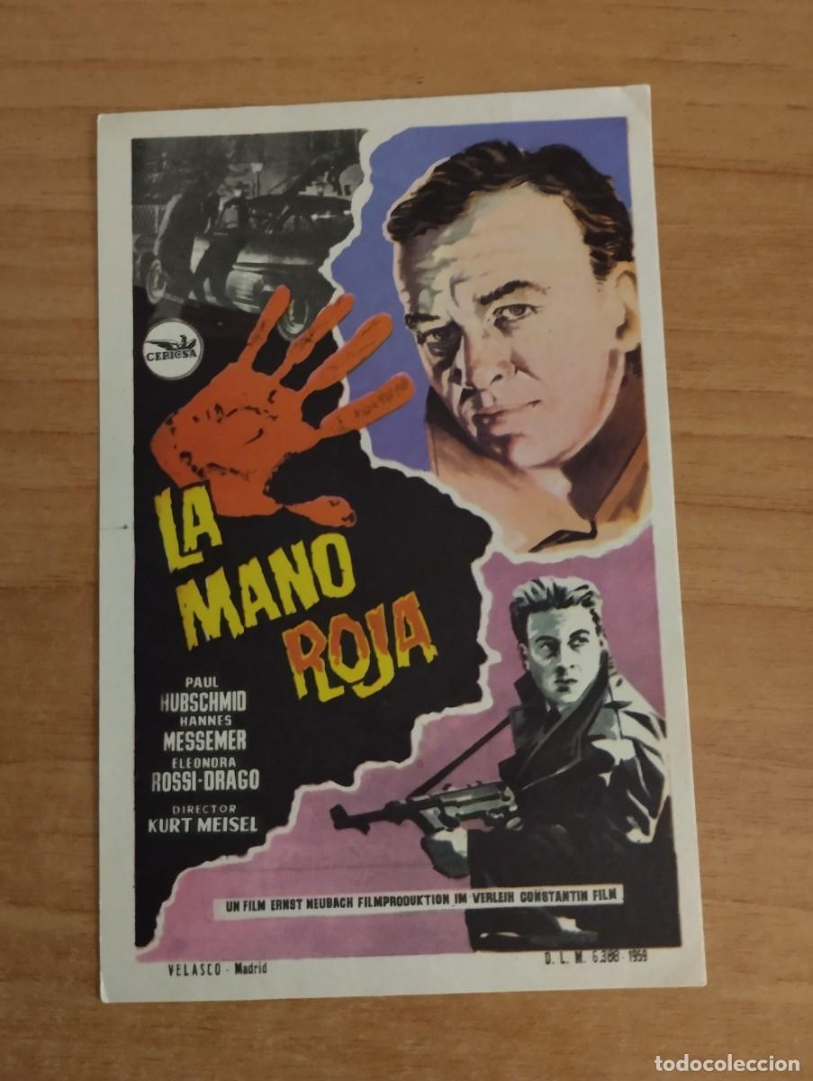 Cine: VERDE2--PROGRAMA DE CINE -- LA MANO ROJA