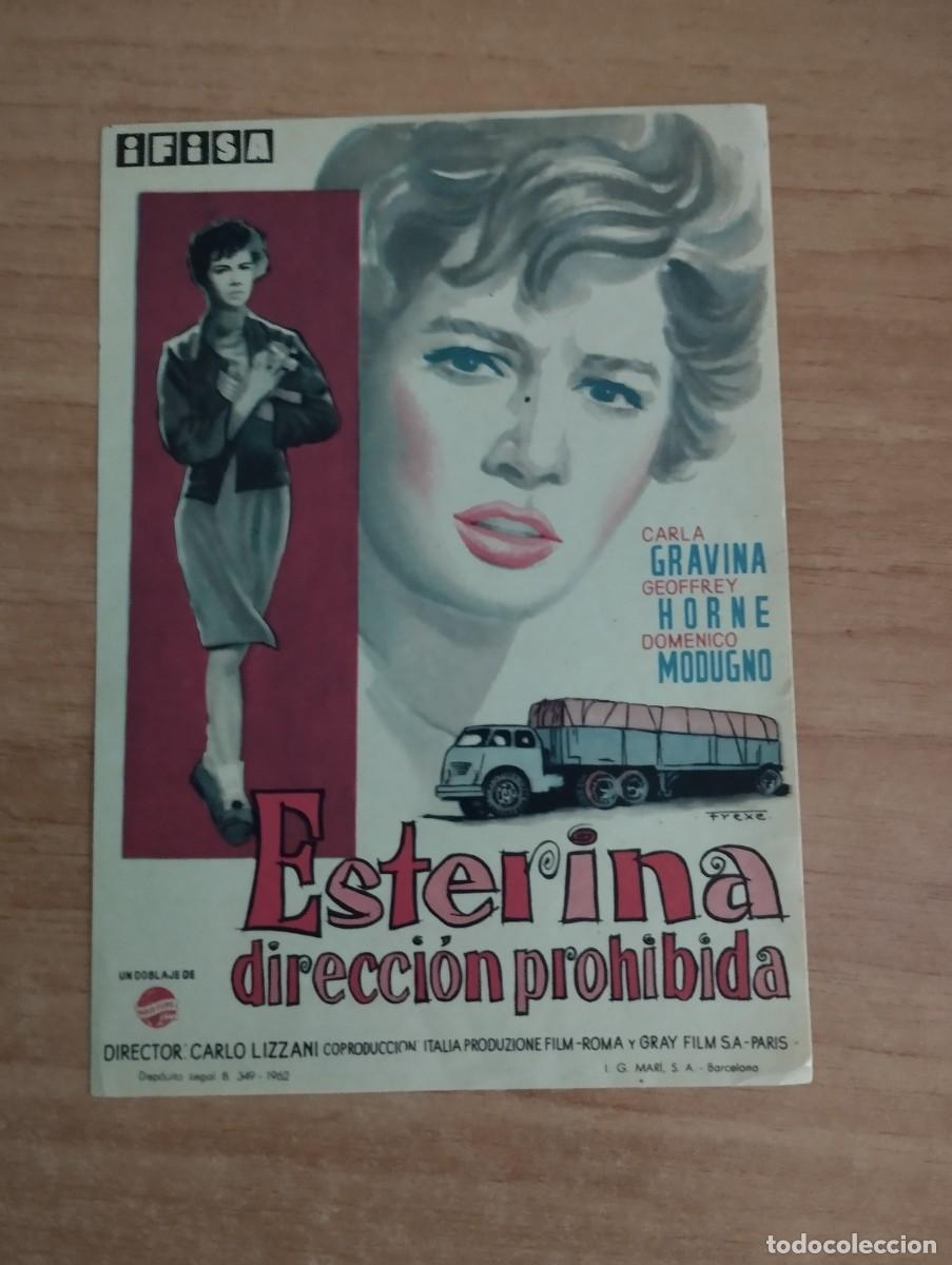 Cine: VERDE2--PROGRAMA DE CINE -- ESTERINA - Foto 1