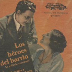  Foglietti di film di film antichi di cinema: F5127 LOS HEROES DEL BARRIO