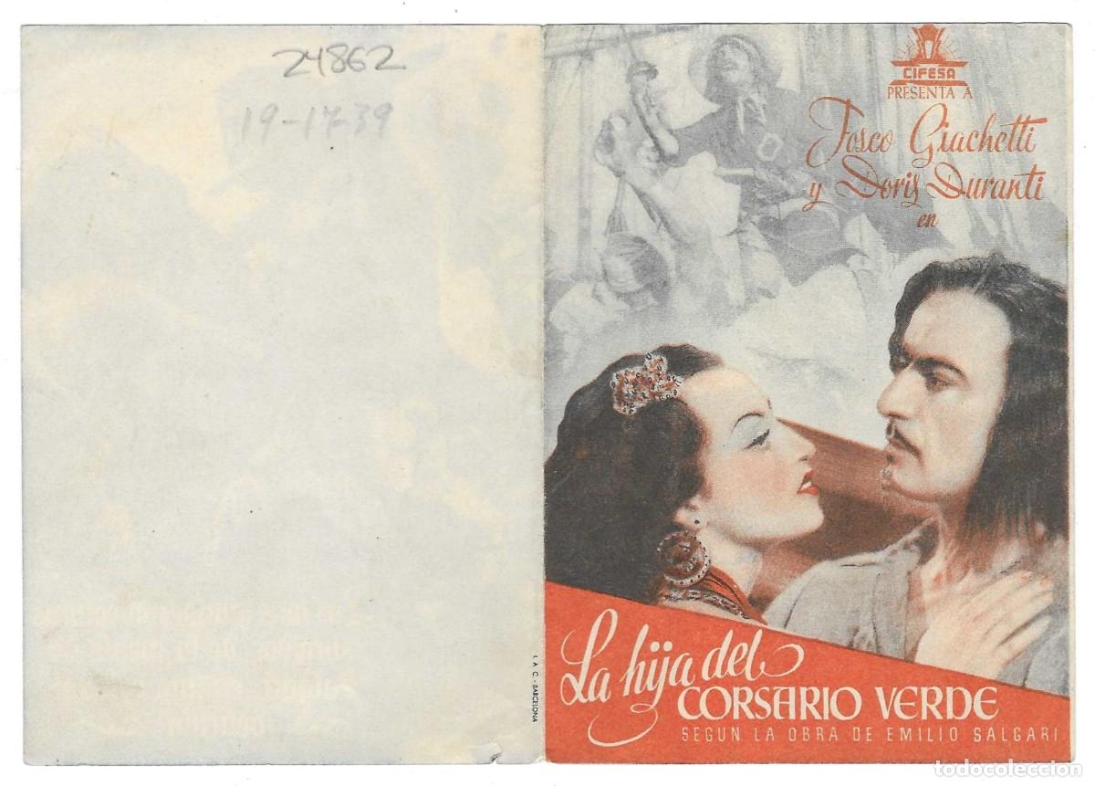 Kino: Programa Cine. La Hija del Corsario Verde. Fosco Giachetti. 19-1739