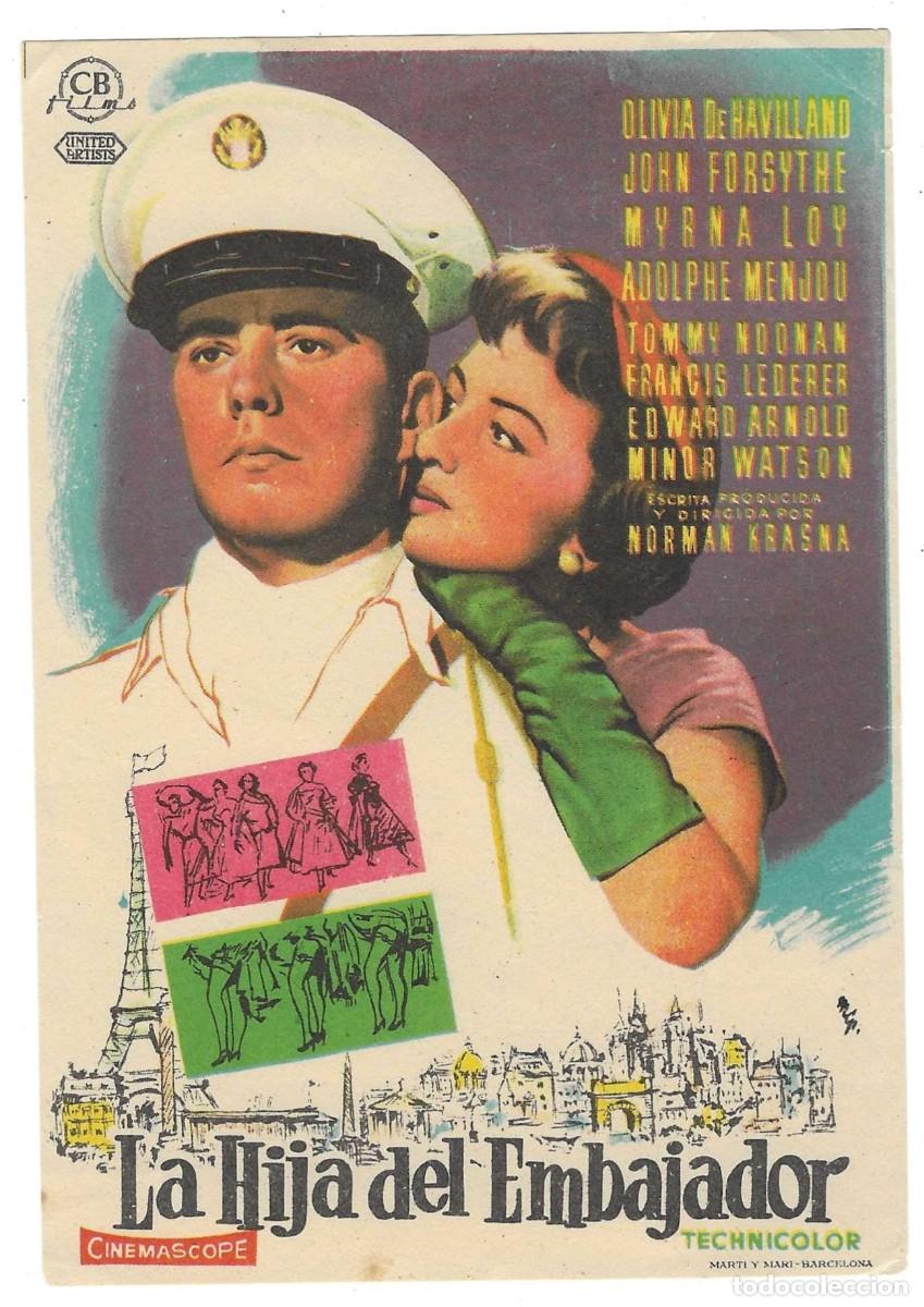 Kino: Programa Cine. La Hija del Embajador. Olivia de Havilland. 19-1740