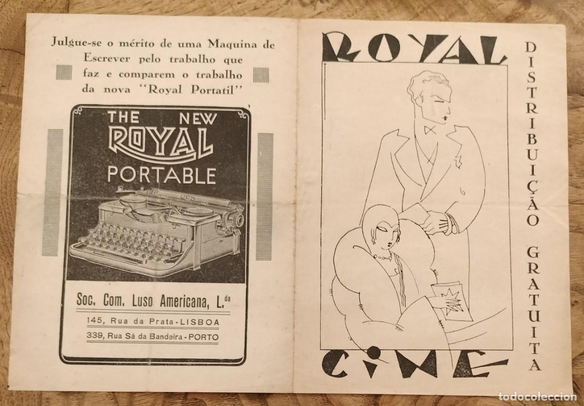 Cine: Programa - Cine Royal de Lisboa - 8 Septiembre 1930. - Foto 3