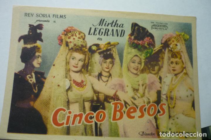 Cine: programa cinco besos -mirtha legrand publicidad