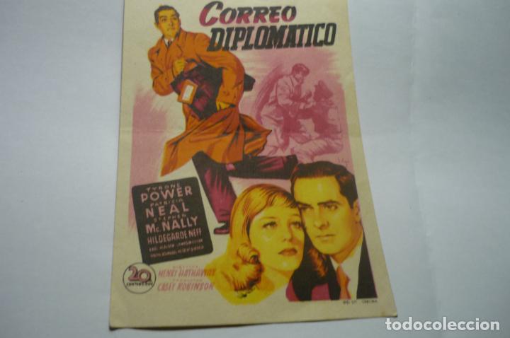 Cine: programa correo diplomatico.-tyrone power.-&iexcl;&iexcl;sello capitol pedrola&iexcl;&iexcl; - Foto 1