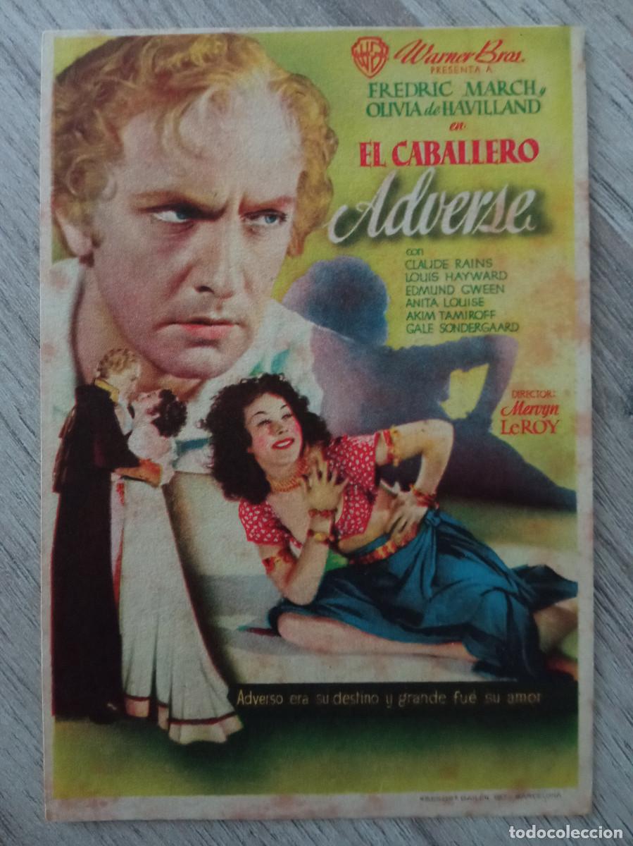 Kino: EL CABALLERO ADVERSE, FREDRIC MACH, CINE DE VERANO, TOLEDO, 1948