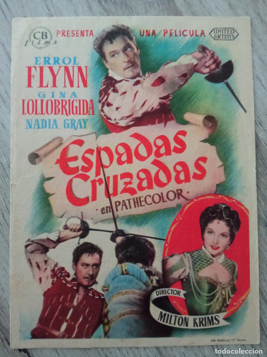 Kino: ESPADAS CRUZADAS, ERROL FLYNN, HINIESTA CINEMA, SEVILLA, 1957