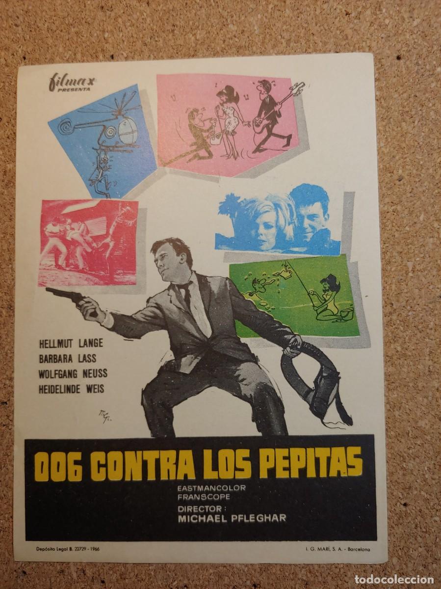 Cinema: FOLLETO DE MANO DE LA PELICULA DOG CONTRA LOS PEPITAS