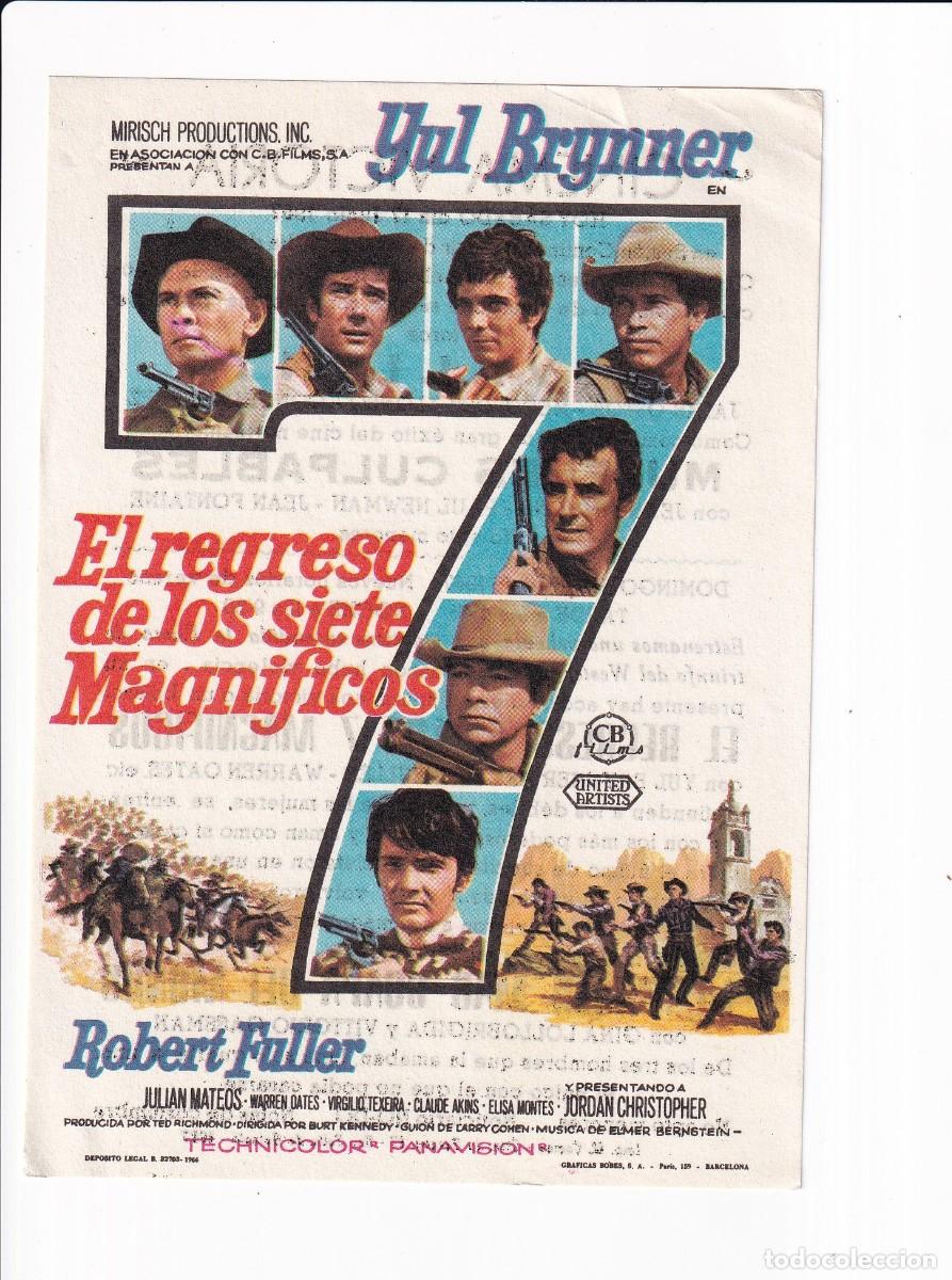 Cine: EL REGRESO DE LOS SIETE MAGNIFICOS .- YUL BRYNNER