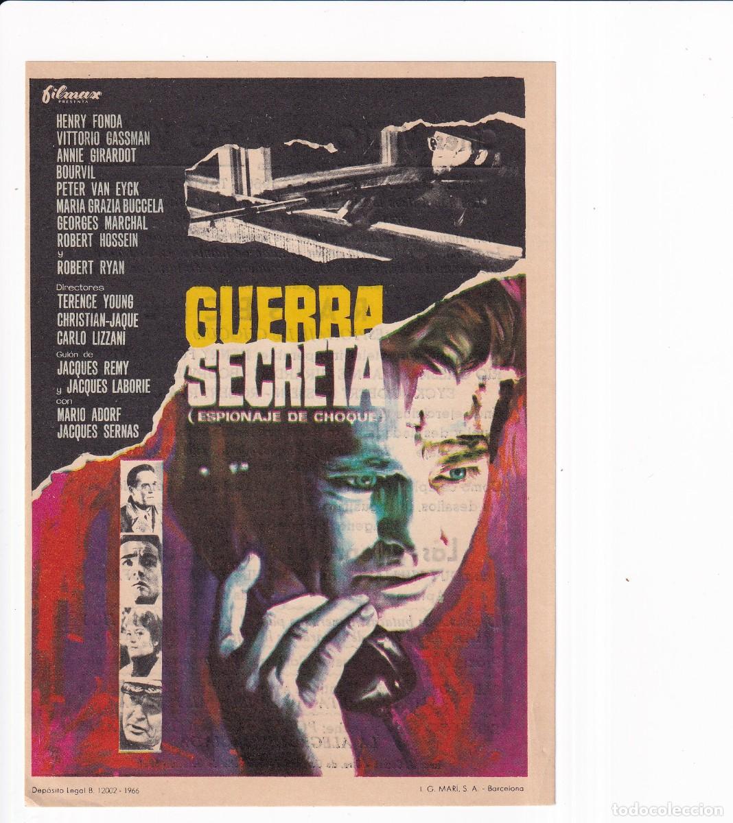 Cine: GUERRA SECRETA .- HENRY FONDA