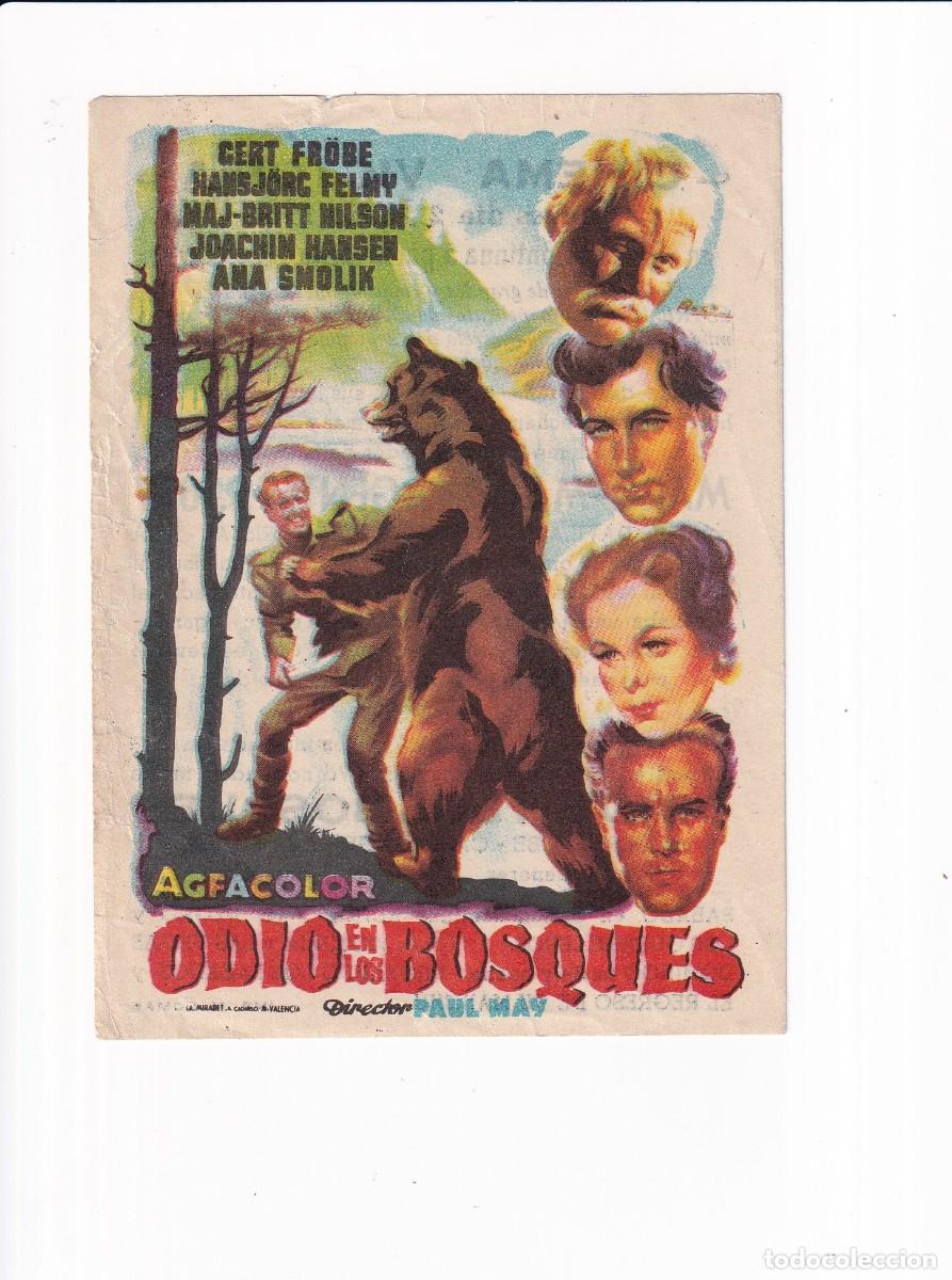 Cine: ODIO EN LOS BOSQUES .- CERT FROBE - Foto 1