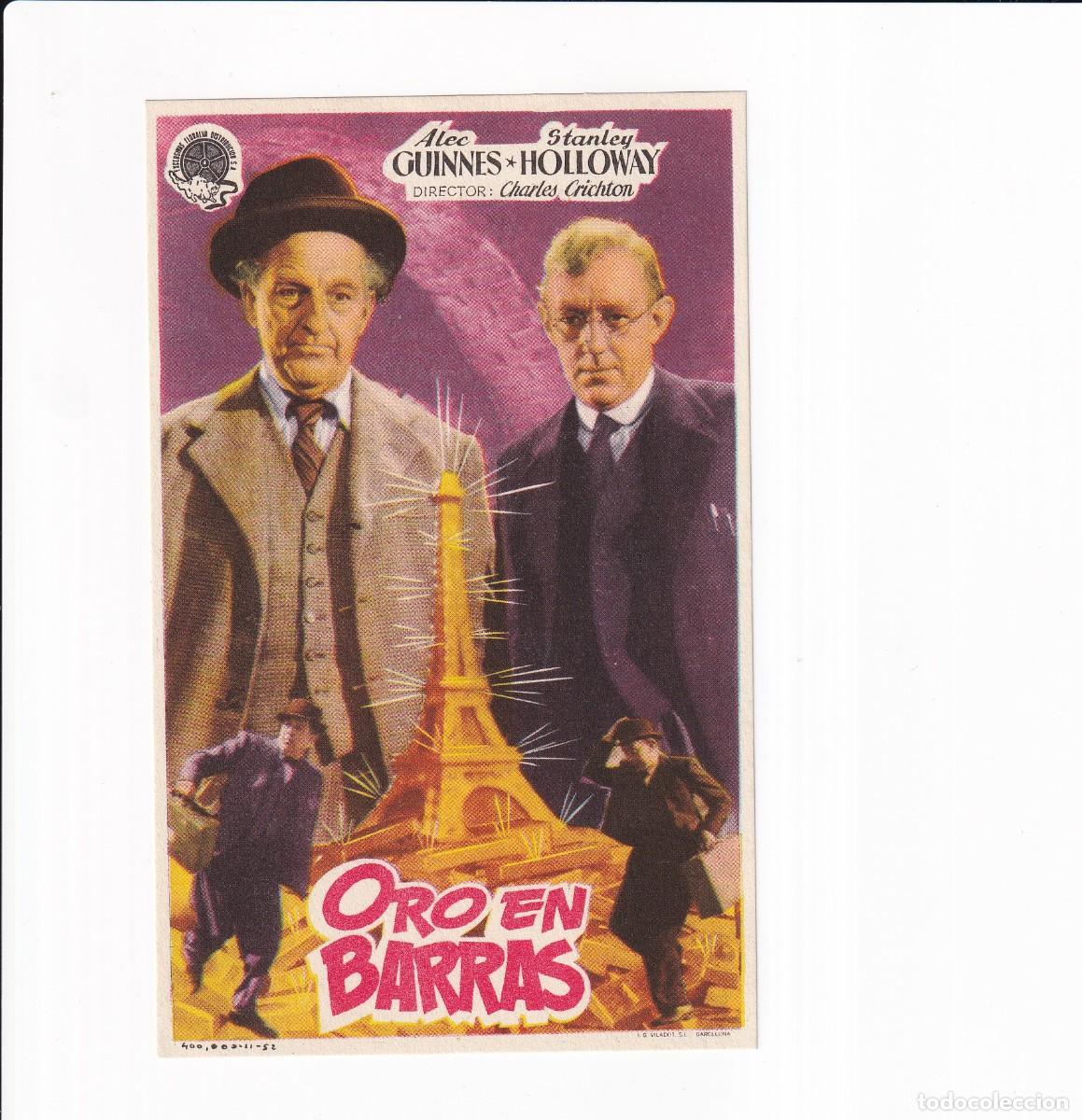 Cine: ORO EN BARRAS .- ALEC GUINNES - Foto 1