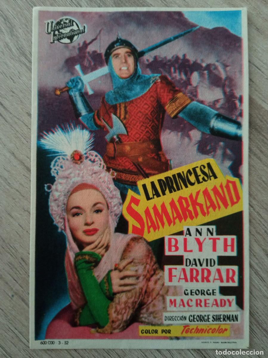 Kino: LA PRINCESA SAMARKAND, ANN BLYTH, CINE AVENIDA DE CALDAS DE REYES, PONTEVEDRA