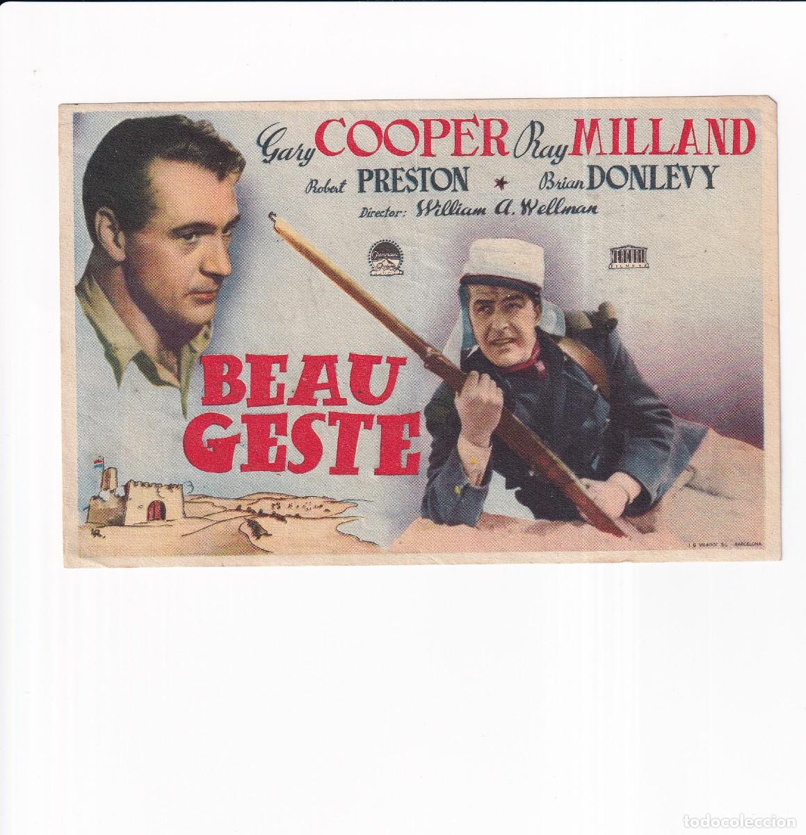 Cine: BEAU GESTE .- GARY COOPER - Foto 1