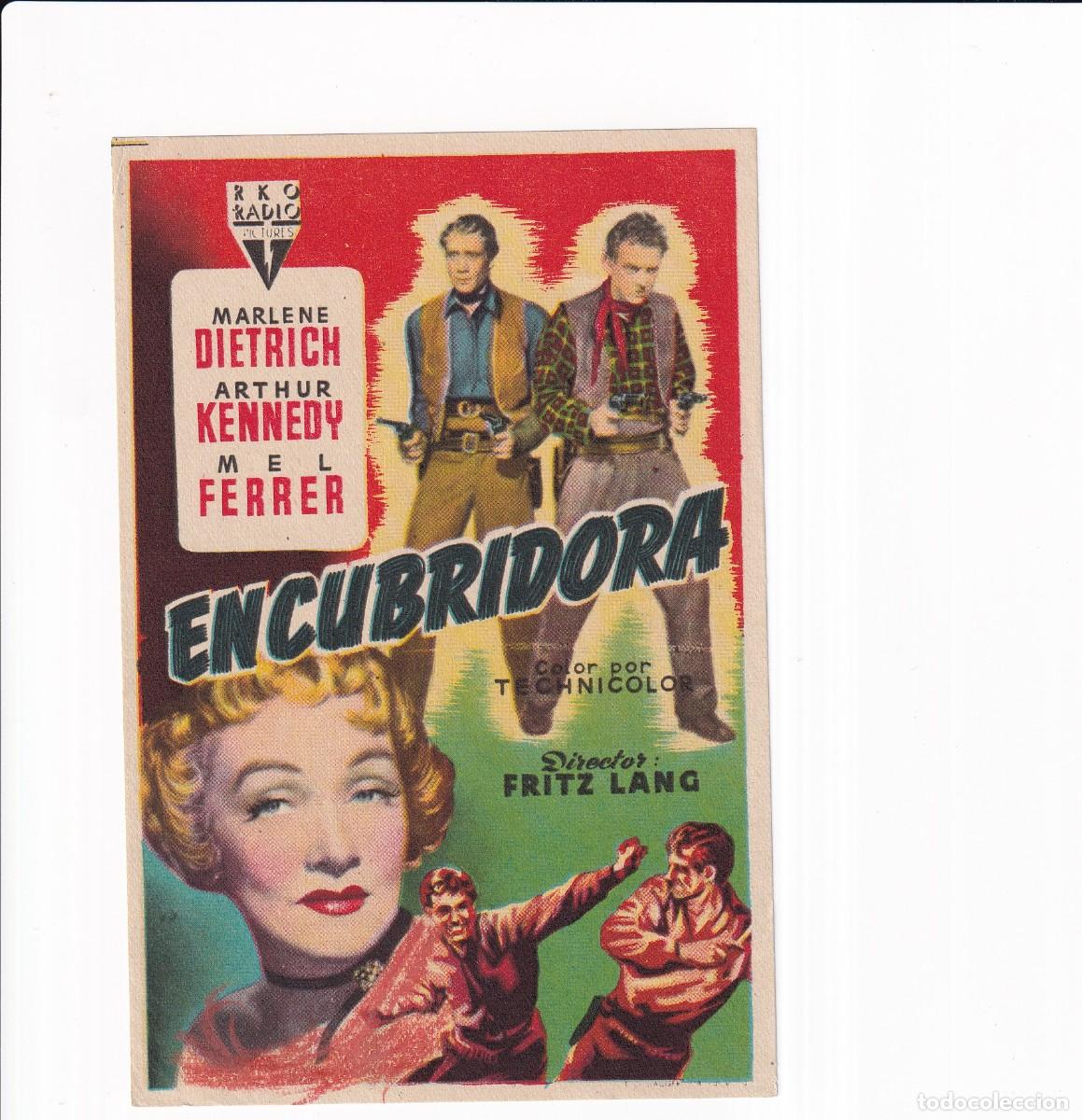 Cine: ENCUBRIDORA .- MARLENE DIETRICH .- SIN PUBLICIDAD