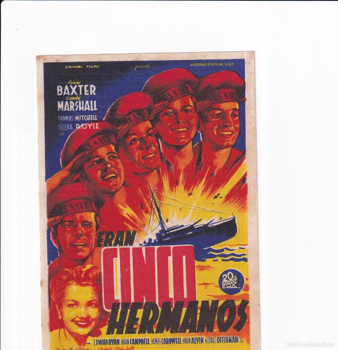 Cine: ERAN CINCO HERMANOS .- ANNIE BAXTER - Foto 1