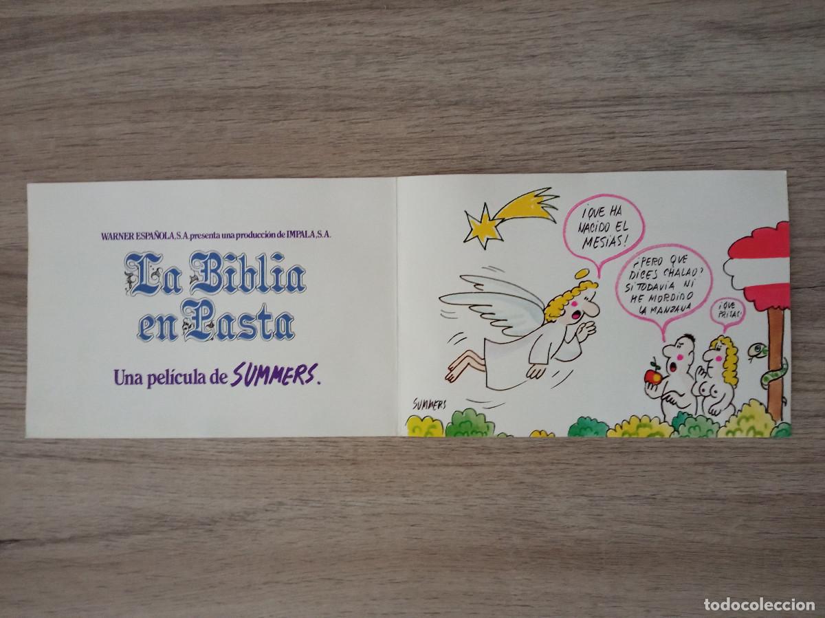 Cine: LA BIBLIA EN PASTA, MANUEL SUMMERS - Foto 1