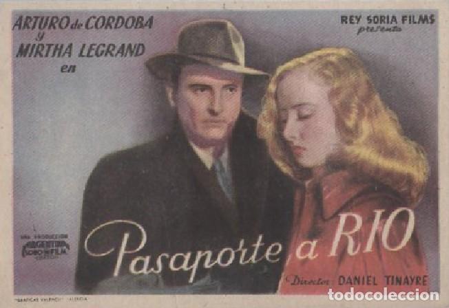 Cine: PROGRAMA DE CINE: PASAPORTE A RIO. PC-7199 - Foto 1